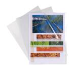 Bolsa de 100 Dossiers con uñero A5 12/100e Polipropileno liso - Cristal