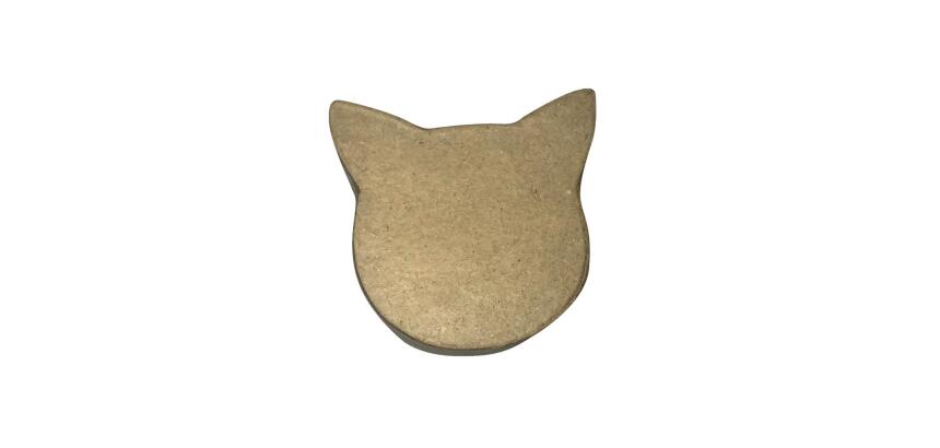 Set de 10 petites boites chats 6x6x3cm - Kraft