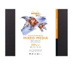 Rhodia Touch Mixed Media Pad, papier Paint'On extra-blanc 250g - A3 paysage, 20 feuillets - Noir