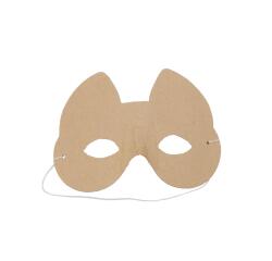 Masque enfant chat 4,5x13x11cm - Kraft
