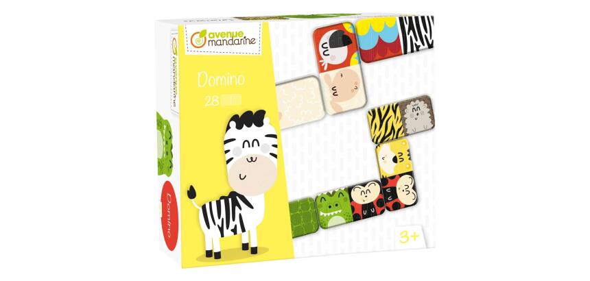 Domino, Animaux et textures - Multicolore