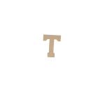 Lettre T kraft 20cm - Kraft