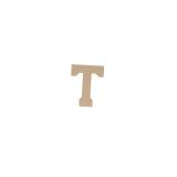 Lettre T kraft 20cm - Kraft