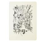 Cahier A5 ligné - Passage des Panoramas - 32 pages - Noir - New - Noir