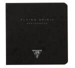 Flying Spirit carnet dos carré 50F 10,5x10,5cm 90g - Noir