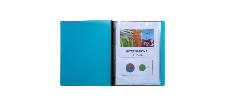 Faisceaux standard Jowarel en polypropylène 20 vues - A4 - Cristal