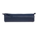 CUIR TEINTÉ Trousse Ø5,5x22 cm Bleu foncé