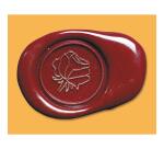 Pastille laiton sur broche 24 mm