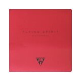 Flying Spirit carnet cousu 50F 15,5x15,5cm 90g - Rouge