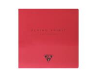 Flying Spirit carnet cousu 50F 15,5x15,5cm 90g - Rouge