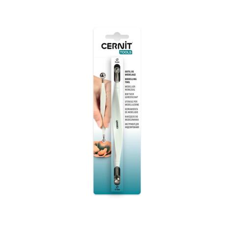 Cernit outil avec boules métal 13mm/8mm - Acier