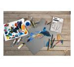 Paint'ON Gris bloc collé 30F A4 250g