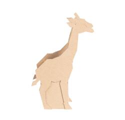 Pot à crayons Girafe 15x5x23,5cm - Kraft