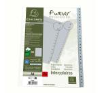 Separadores Separadores con pestañas impresas polipropileno 12/100º - Gris - Gris