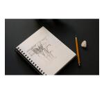 Album Esquisse carnet spiralé 100F 12x18cm 90g - Noir