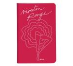 Moulin Rouge, Carnet cousu fil 7,5x12 cm, 48 pages, uni, ass.