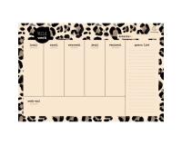 Hebdo Planner Roar Foncé 26,5 x 18 cm - Visuel