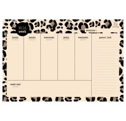 Hebdo Planner Roar Foncé 26,5 x 18 cm - Visuel
