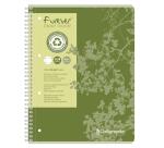 Cahier reliure intégrale FOREVER A4+ 160 pages ligné + marge 80 g - Bleu