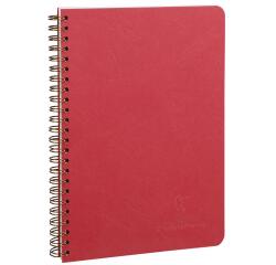 Cahier reliure intégrale Age Bag A5 100 pages petits carreaux - Rouge