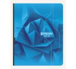 Cahier brochure souple dos toilé 7000 17x22 cm 192 pages grands carreaux 70 g - Assortis