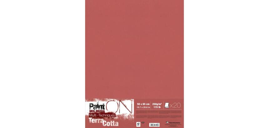 PaintON TERRACOTTA pack de 10F 50x65cm