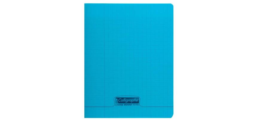 Cahier piqué 8000 POLYPRO 17x22 cm 32 pages grands carreaux 90 g