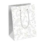 Naturel, sac moyen 21,5x10,2x25,3 cm - Blanc