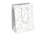 Naturel, sac moyen 21,5x10,2x25,3 cm - Blanc
