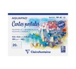 Aquapad Cartes Postales bloc collé 20F A6 300g