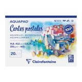 Aquapad Cartes Postales bloc collé 20F A6 300g