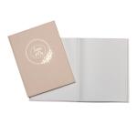 Gästebuch, 100 Seiten, Goldschnitt, Ringflower