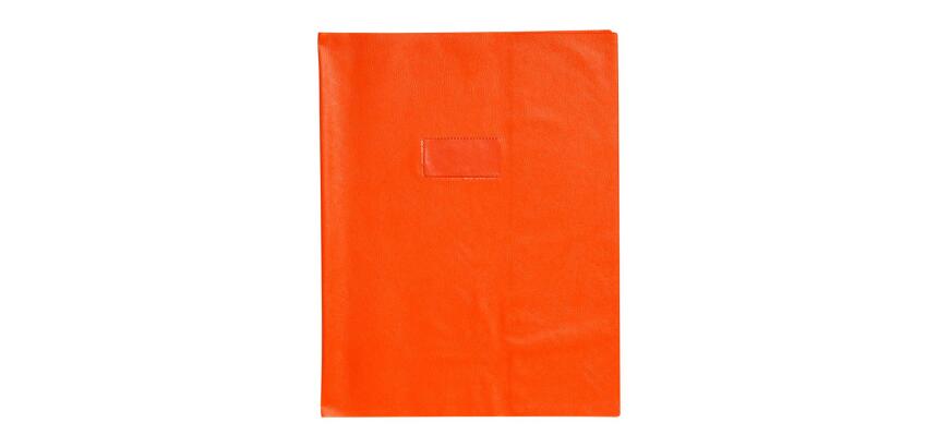 Protège-cahiers grain cuir PVC 22/100ème 24x32 cm