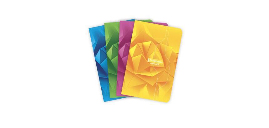 Carnet piqué 7000 11x17 cm 96 pages petits carreaux 70 g - Assortis