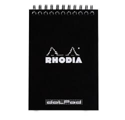 Notepad A6 80 feuilles DOT 80 g. - Noir