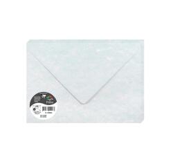 Enveloppe Pollen Clairefontaine 120 g/m² sans fenêtre avec bande de protection couleur marbrée - Paquet de 20