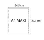 Separadores Separadores con pestañas impresas polipropileno 12/100º - Gris - Gris