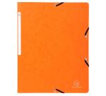 Elasticated folder without flap 355gsm hard glazed mottled premium pressboard - A4 size
