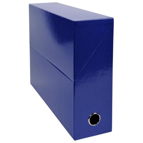 Cajas de transferencias Iderama® - Lomo: 90 mm - A4 - Azul oscuro