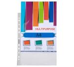 Sachet de 100 pochettes perforées polypropylène lisse Qualité + - A4 - Cristal