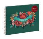 Frida Kahlo, Carnet d'artiste reliure intégrale 32 x 24 cm, 40 feuilles de papier dessin blanc multitechniques 180g