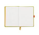 Rhodiarama Goalbook A5 met hardcover, 120 blad gestippeld wit papier van 90g - Anijsgroen