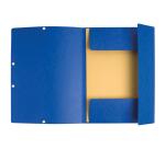 Chemise à élastique 3 rabats carte lustrée 355gm2 - A4 - Couleurs assorties