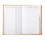 Répertoires 220X170 192 pages Bradel lignées - Couleurs assorties