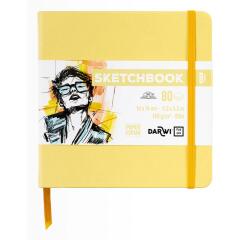 DFY Sketchbook 14x14 80F 140g - Jaune pâle