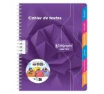 Textes reliure intégrale 7000 17x22 cm 148 pages grands carreaux 70 g - Assortis