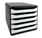 Module de classement Big Box Plus 5 tiroirs Glossy