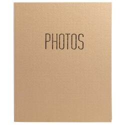 Album photo classeur 60 pages noires OfficeByMe - Beige