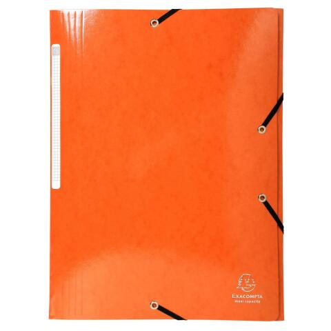 Carpetas con gomas y 3 solapas, maxi capacity Iderama® 425 g/m2 - Naranja