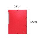 Chemise à élastiques sans rabat - carte lustrée gaufrée Scotten 600g/m2- A4